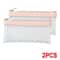 Transparent Matte Large Capacity Pencil Case Versatile School Stationery Cosmetic Organizer Bag 11