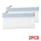 Transparent Matte Large Capacity Pencil Case Versatile School Stationery Cosmetic Organizer Bag 12