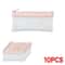 Transparent Matte Large Capacity Pencil Case Versatile School Stationery Cosmetic Organizer Bag 21