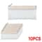 Transparent Matte Large Capacity Pencil Case Versatile School Stationery Cosmetic Organizer Bag 23