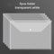 A4 Transparent Waterproof File Bags 510pcs LargeCapacity Snapon Plastic Storage For Archives 10