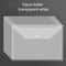 A4 Transparent Waterproof File Bags 510pcs LargeCapacity Snapon Plastic Storage For Archives 13
