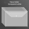 A4 Transparent Waterproof File Bags 510pcs LargeCapacity Snapon Plastic Storage For Archives 13