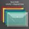 A4 Transparent Waterproof File Bags 510pcs LargeCapacity Snapon Plastic Storage For Archives 7
