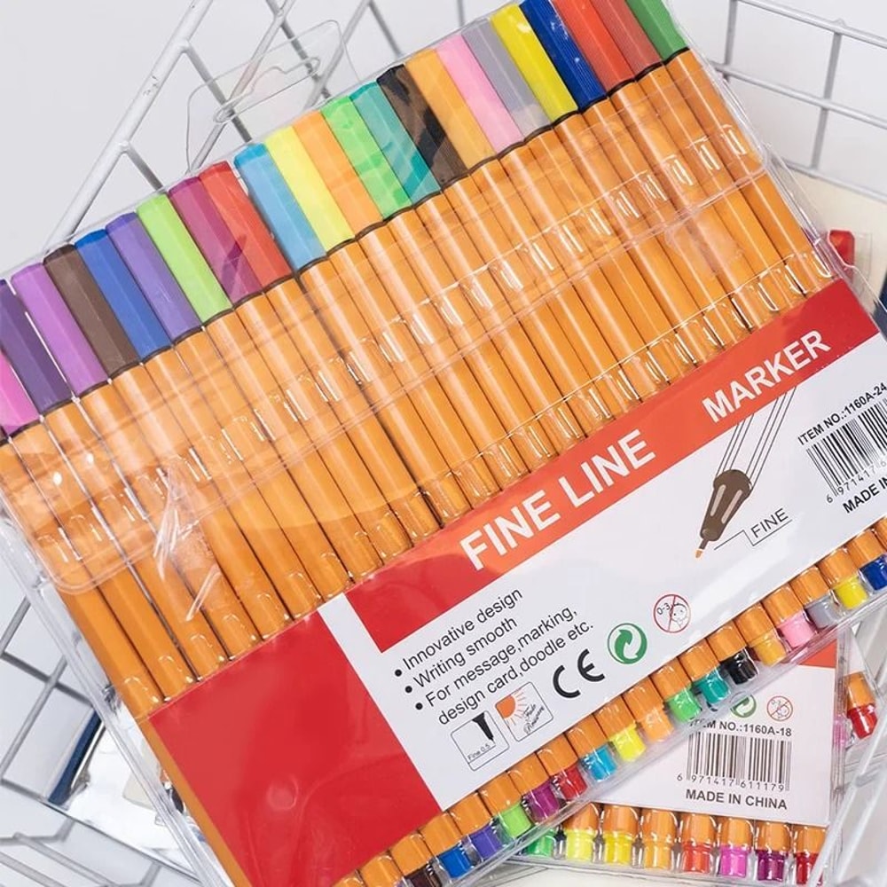 Professional Waterproof Fine Line Pen Set 101824 Colors For Drawing Sketching And NoteTaking 5