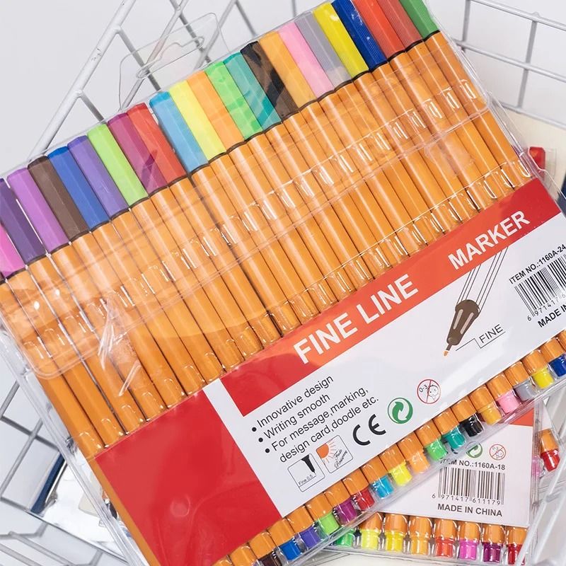 Professional Waterproof Fine Line Pen Set 101824 Colors For Drawing Sketching And NoteTaking 5