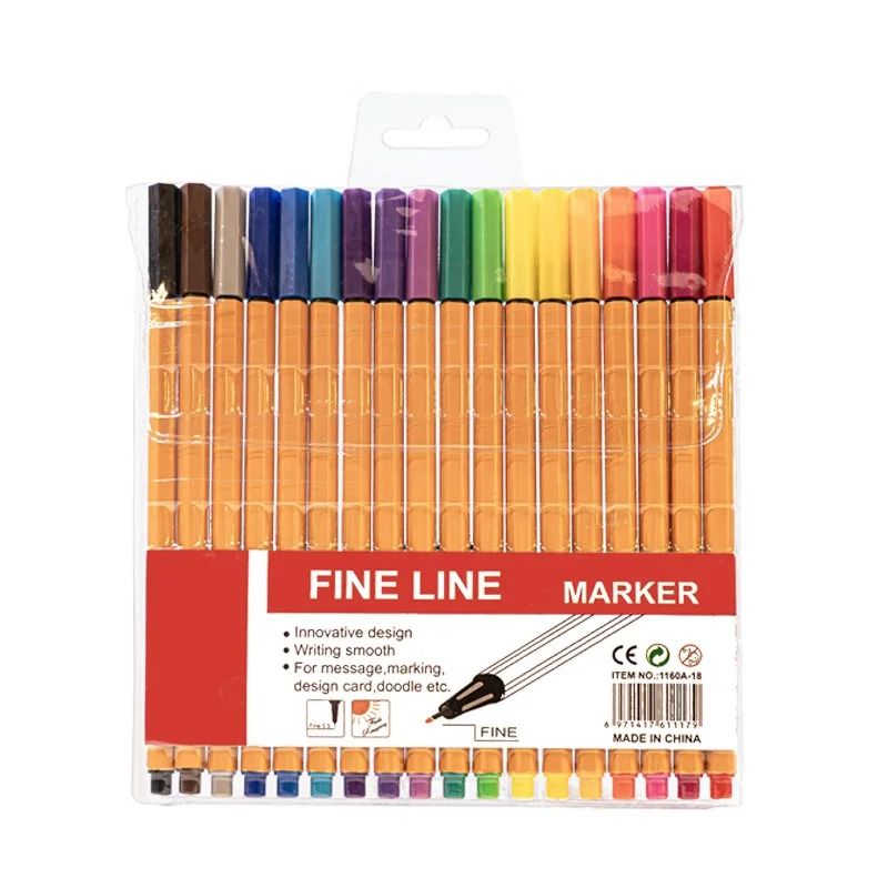 Professional Waterproof Fine Line Pen Set 101824 Colors For Drawing Sketching And NoteTaking 7