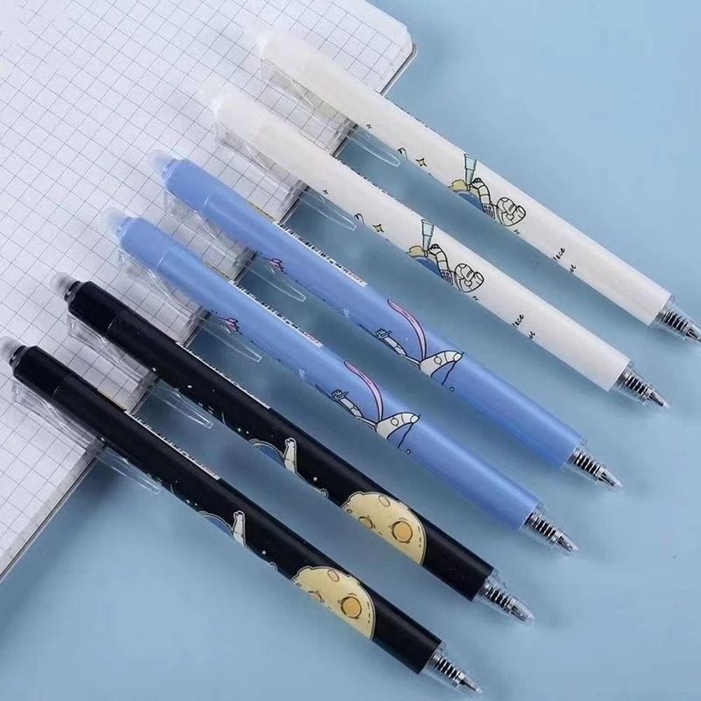 Kawaii Magic Erasable Gel Pen Set 05mm Slide Press Button Drawing Tools For School Office 3