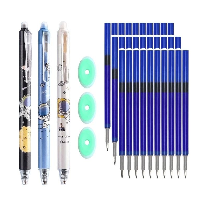 Kawaii Magic Erasable Gel Pen Set 05mm Slide Press Button Drawing Tools For School Office 8