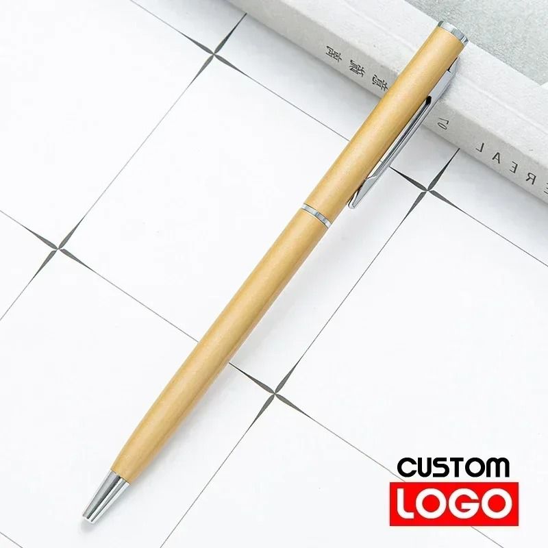 Premium Rose Gold Metal Ballpoint Pens Custom Engraved Logo Executive Gift Set For Business 16