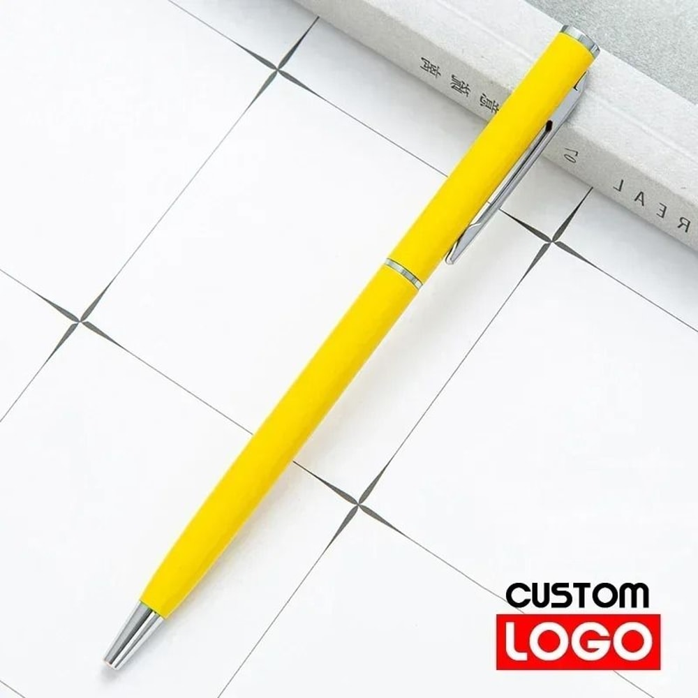 Premium Rose Gold Metal Ballpoint Pens Custom Engraved Logo Executive Gift Set For Business 17