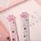 Cute Cat Paw Design 15cm Straight Ruler Kawaii Measuring Drawing Tool For School And Office 1
