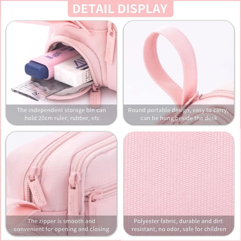 HighCapacity Large Pencil Case Professional Desk Organizer Marker Pouch For School And Office 2