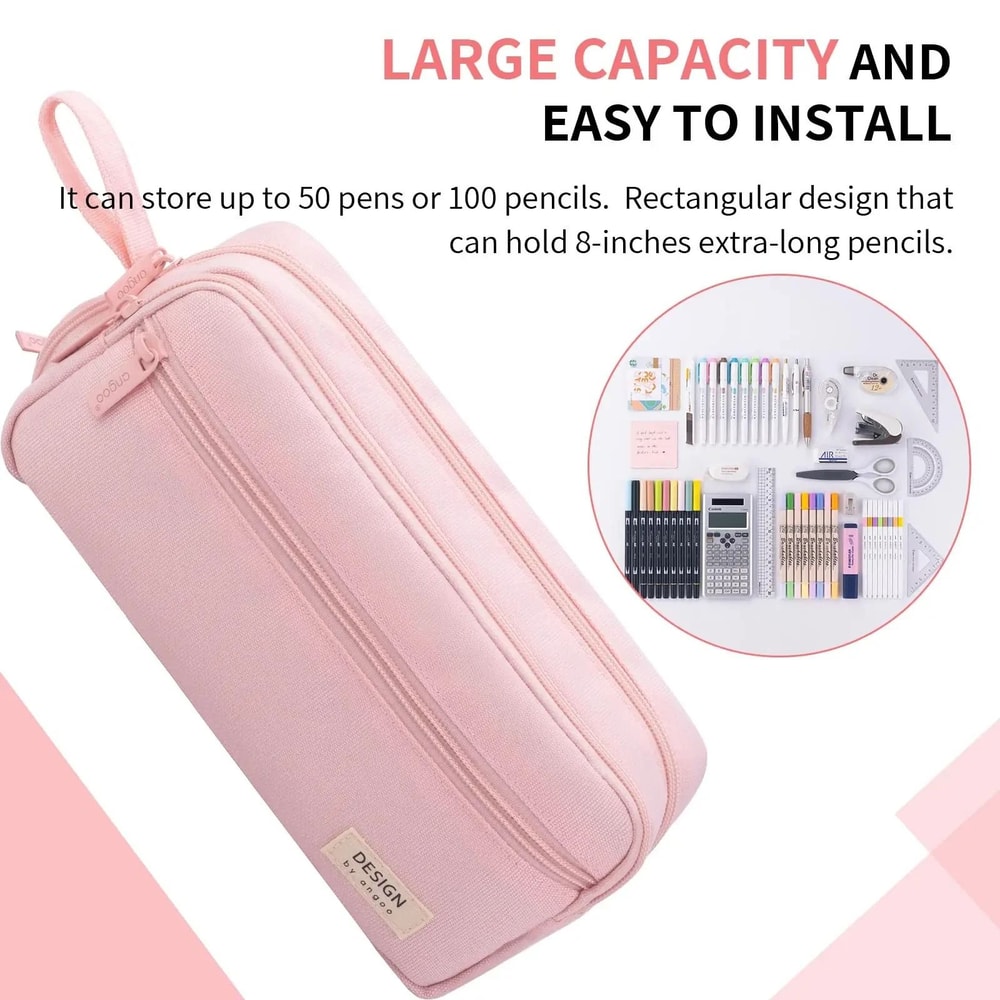 HighCapacity Large Pencil Case Professional Desk Organizer Marker Pouch For School And Office 3