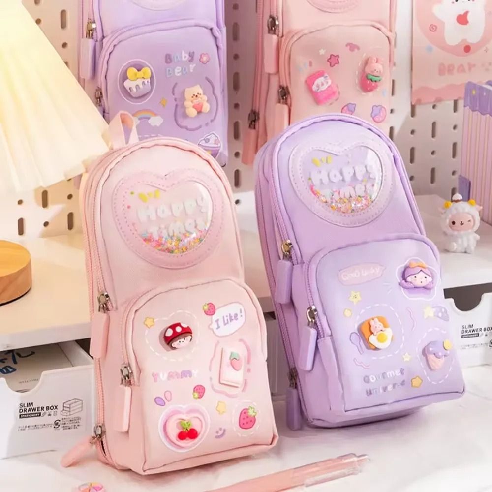 Premium HighAppearance MultiFunctional Pencil Case Schoolbag Set For Primary Students 1