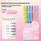 Languo 10mm Glitter Effects Color Gel Pen Set Premium Highlighting Handbook Stationery For Studen 16