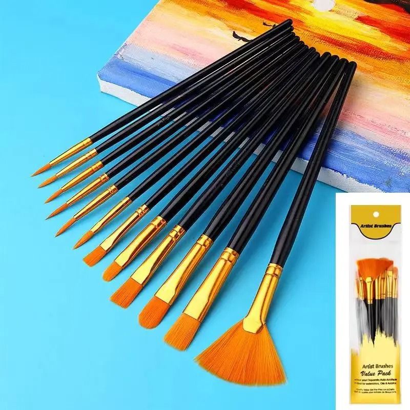 Professional 101222 Piece Art Brush Set Versatile Painting Supplies For Acrylic Watercolor Oil 7