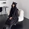 Thickened Padded Pajamas Oversized Hooded OnePiece Sleepwear Luxury Winter Homewear 2