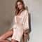 Summer Champagne Chinese Bride Wedding Robe Satin Sleepwear Sexy Nightgown Kimono Bathrobe Gown 0