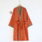 MultiColor Kimono Bathrobe Cotton Loose Home Sleepwear SpringSummer Robe With Belt 13