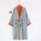 MultiColor Kimono Bathrobe Cotton Loose Home Sleepwear SpringSummer Robe With Belt 14