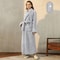 2026 Premium Thick Cotton Robe Light Luxury Extended Pajama Comfortable Couples Bathrobe 10