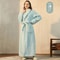 2026 Premium Thick Cotton Robe Light Luxury Extended Pajama Comfortable Couples Bathrobe 13