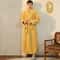 2026 Premium Thick Cotton Robe Light Luxury Extended Pajama Comfortable Couples Bathrobe 16