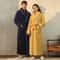 2026 Premium Thick Cotton Robe Light Luxury Extended Pajama Comfortable Couples Bathrobe 1