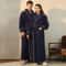 2026 Premium Thick Cotton Robe Light Luxury Extended Pajama Comfortable Couples Bathrobe 2