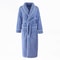 2026 Premium Thick Cotton Robe Light Luxury Extended Pajama Comfortable Couples Bathrobe 4