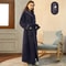 2026 Premium Thick Cotton Robe Light Luxury Extended Pajama Comfortable Couples Bathrobe 20