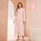 2026 Premium Thick Cotton Robe Light Luxury Extended Pajama Comfortable Couples Bathrobe 23
