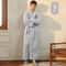 2026 Premium Thick Cotton Robe Light Luxury Extended Pajama Comfortable Couples Bathrobe 24