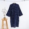 2026 Premium Mens 100 Cotton Gauze Robe Loose Thin Japanese Yukata Hooded VNeck Bathrobe 3