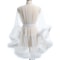 Sexy Feather Mesh Robe Large Size Seductive Perspective Bathrobe Passionate Bridal Dressing Gown 1