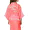 Fashion Kid Flower Girl Satin Robe Solid SilkStyle Yukata For Weddings Parties And Elegant Dressin 1