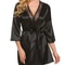 Womens Sexy Lace Satin Robe Elegant Short Nightgown Kimono Lingerie For Plus Size Comfort 6