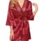 Womens Sexy Lace Satin Robe Elegant Short Nightgown Kimono Lingerie For Plus Size Comfort 8