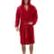Mens Winter Warm Hooded Fleece Bathrobe Long Sleeve Thermal Home Gown Solid Color Sleepwear 7
