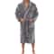 Mens Fashion Winter Plush Shawl Robe Warm Lengthened Home Sleepwear Luxury Bathrobe Coat 4