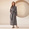 Autumn Winter Thicken Coral Fleece Robe Warm Flannel Couples Long Gown Premium Lounge Wear 9