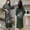 New Spring Summer Female Long Robe Set Sexy Flower Print Kimono Silk Satin Casual Lounge Wear 13