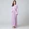 Extra Long Winter Coral Fleece Bathrobe Hooded Warm Kimono Cozy Shower Robe For Women 8