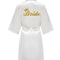 Plus Size Satin Silk Wedding Robes Elegant Bride Bridesmaid Gown For Maid Of Honor 15