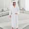Mens Premium Hooded Flannel Bathrobe Long QuickDry Sleepwear Soft Fluffy Home Gown 4