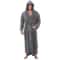 Mens Premium Hooded Flannel Bathrobe Long QuickDry Sleepwear Soft Fluffy Home Gown 6