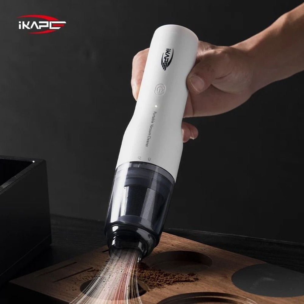 IKAPE Mini Wireless Vacuum Cleaner Portable Handheld Solution For Coffee Grounds Grinders And Cars 0