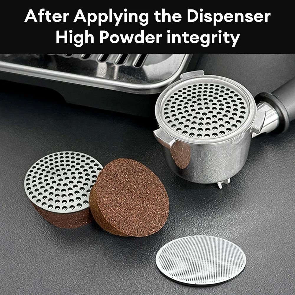 Professional Espresso Puck Screen Reusable Double Metal Fine Mesh Heat Resistant Coffee Filter 1