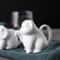 Ceramic Cow Creamer Jug Whimsical Milk Pitcher Coffee Sauce Dispenser Mini Frothing Container 3